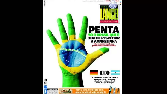 Diarios brasileños se burlaron de Argentina en sus portadas-foto-4