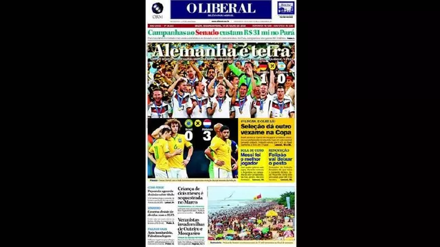 Diarios brasileños se burlaron de Argentina en sus portadas-foto-5