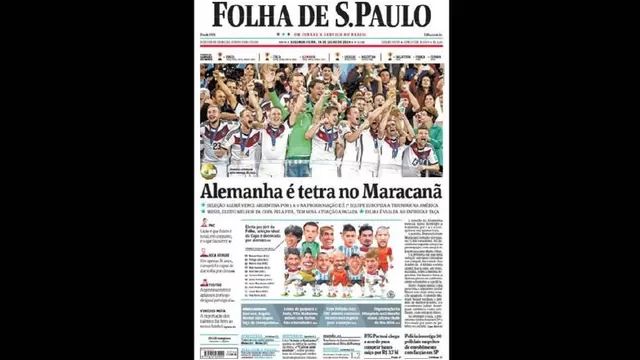 Diarios brasileños se burlaron de Argentina en sus portadas-foto-6