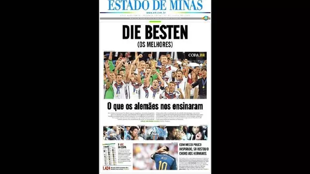 Diarios brasileños se burlaron de Argentina en sus portadas-foto-9
