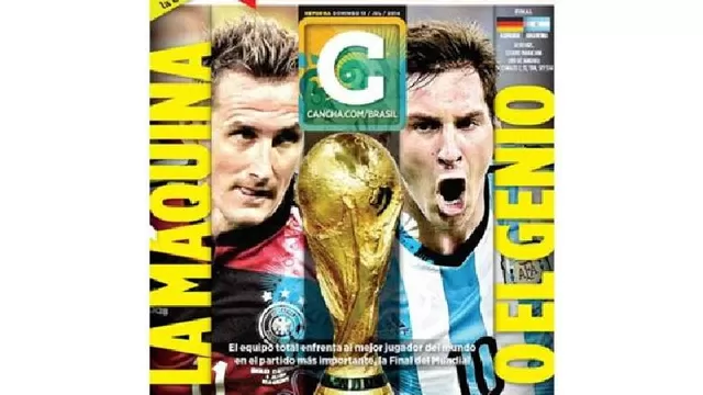 Diarios internacionales dedican sus portadas a la finalísima del Mundial-foto-13