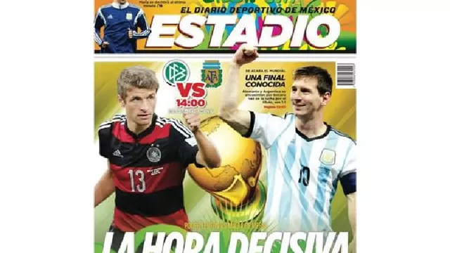 Diarios internacionales dedican sus portadas a la finalísima del Mundial-foto-14