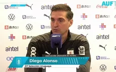 Diego Alonso, DT de Uruguay: "Queremos ser campeones del mundo" - Noticias de alfonso-ugarte