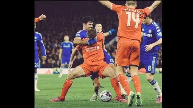 Diego Costa increpó a Steven Gerrard y así respondió el inglés-foto-1
