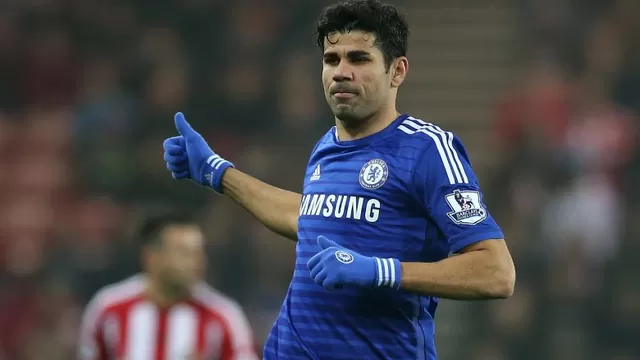 Diego Costa intentó patearle la cara a rival en el Sunderland - Chelsea