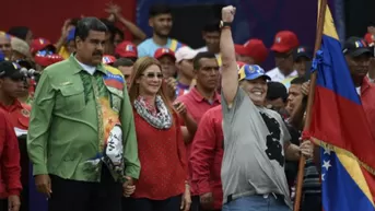 Diego Maradona bailó reggaetón en mitin electoral de Nicolás Maduro