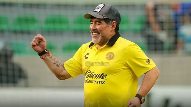Maradona no pudo ganar la final del Apertura del Ascenso mexicano. | Foto: IG Diego Maradona.