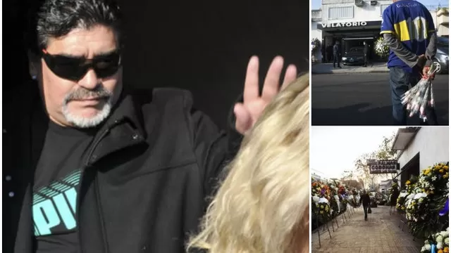 Diego Maradona y la conmovedora despedida a su padre