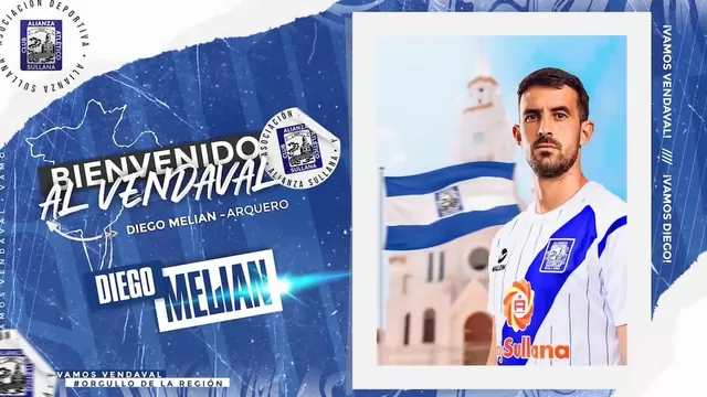Diego Melián, guardameta uruguayo de 31 años. | Video: @alianzasullana_