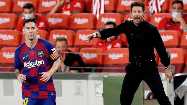 Simeone tanteó el fichaje de Messi. | Video: Olé