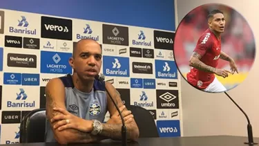 Diego Tardelli en conferencia de prensa previo al Inter-Gremio. | Foto: Difusi&amp;oacute;n