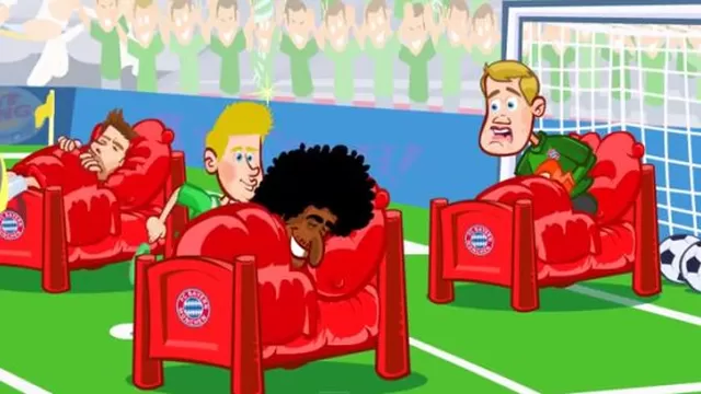 La divertida parodia de la goleada que sufrió el Bayern Munich en la Bundesliga