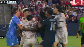 La doble pelea que se armó entre Chile y Estados Unidos al final del amistoso FIFA
