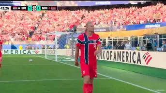 DOBLETE de Erling Halaand para convertir el 2-1 de Noruega sobre Irak