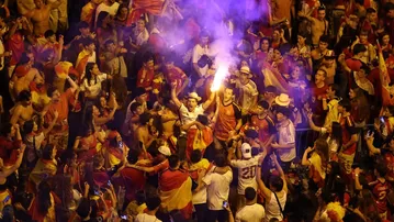 Dos muertos y varios heridos tras celebraciones por el título de España
