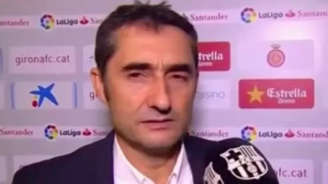 Valverde, DT de Barcelona.