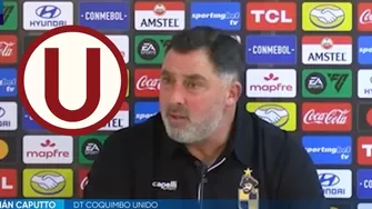 Hernán Caputto, entrenador de Coquimbo Unido, explicó por qué podrían superar a Universitario / Fuente: Canal N