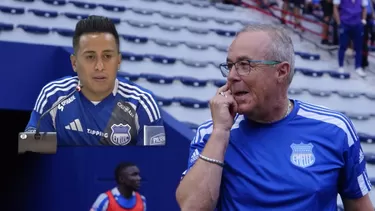 DT de Emelec brindó elogios a Christian Cueva tras realizar su primer entrenamiento / AD