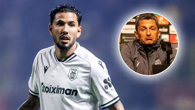DT de PAOK explicó suplencia de Sergio Peña en la Superliga de Grecia / AD