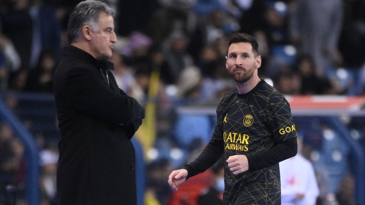 Christophe Galtier, entrenador de PSG. | Foto: AFP/Video: TyC Sports