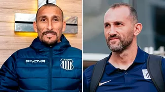DT de Talleres envió un mensaje a Hernán Barcos / Foto: Composición AD