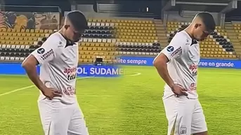 El duro momento que vivió Quevedo por eliminación de Alianza Lima