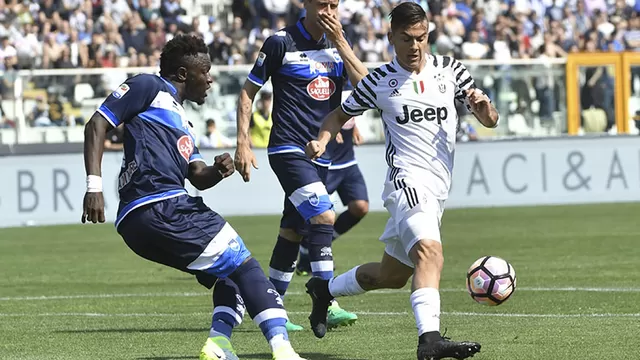 Dybala se retiró del Pescara-Juventus tras un golpe en el tobillo