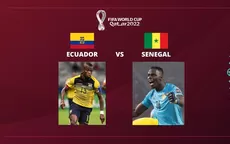 Ecuador vs. Senegal: Hora y posibles alineaciones del partido por el Grupo A  - Noticias de fiorentina