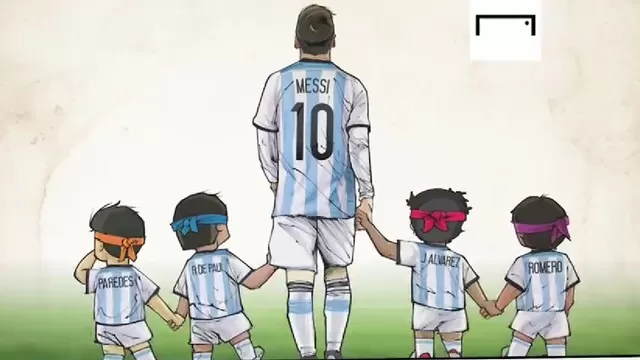 La edades que tenían los campeones del mundo cuando Messi debutó en la selección