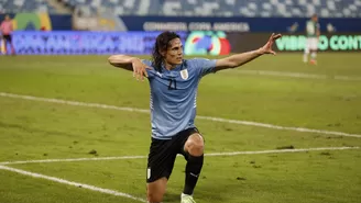 Cavani es el segundo máximo goleador en la historia de Uruguay / Foto: Twitter Edinson Cavani