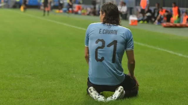 Edison Cavani quedó fuera de la lista de futbolistas reservados de Uruguay