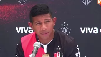 Edison Flores fue presentado oficialmente en Atlas tras varios minutos con el equipo