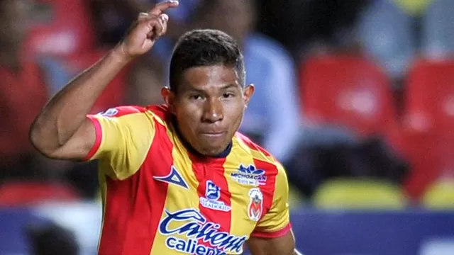 Edison Flores marcó cinco goles en su primer semestre en Monarcas Morelia. | Foto: AFP