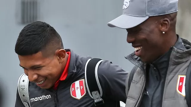 Edison Flores y Andy Polo reaccionaron al gol de Luis Advíncula