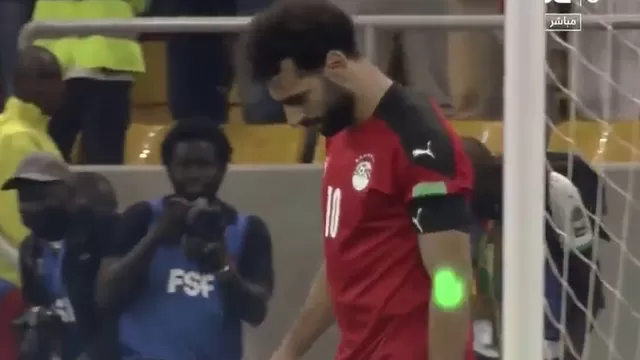 El penal que erró Salah. | Video: SSC