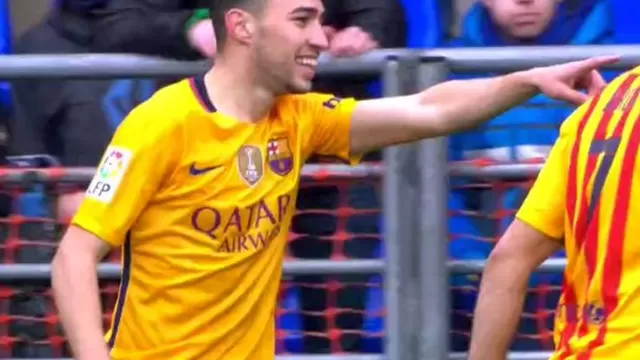 Eibar vs. Barcelona: Munir marcó el 0-1 tras asistencia de Luis Suárez