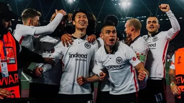 El equipo alemán que eliminó al Barcelona sigue firme rumbo al título de la Europa League. | Foto: Eintracht Frankfurt