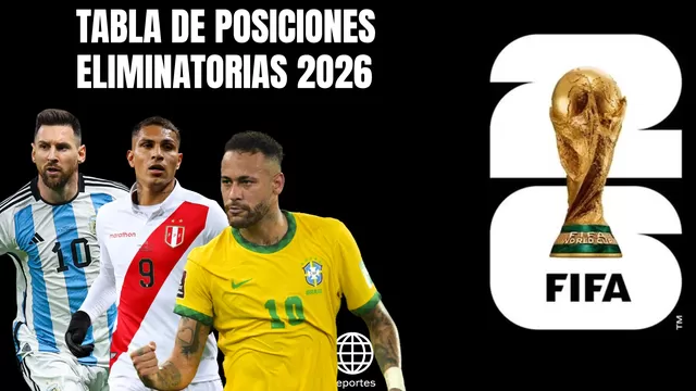 Tabla de posiciones de las Eliminatorias Sudamericanas al Mundial 2026. | Foto: América Deportes.