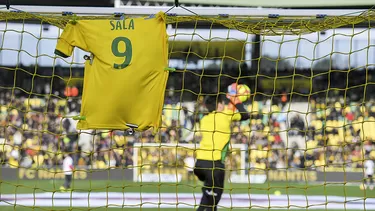 El avi&amp;oacute;n donde viajaba Emiliano Sala cay&amp;oacute; al mar el 21 de enero. | Foto: AFP