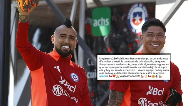 Enciende el Clásico del Pacífico: El mensaje de Arturo Vidal en redes sociales a poco del Perú vs Chile. | Composición AD