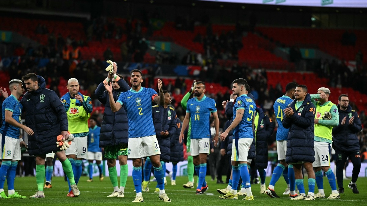 Brasil salió victorioso de Wembley. | Foto: AFP