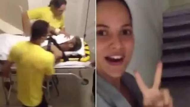 Enfermera que se ríe tras grabar la llegada de Neymar a hospital fue despedida