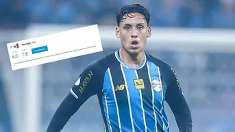 Erick Noriega recibió inédito puntaje luego de la clasificación y victoria de Gremio ante Inter