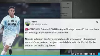 Erick Noriega se despidió de la temporada por lesión al tobillo
