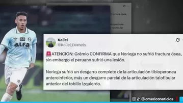 Erick Noriega se despidió de la temporada por lesión al tobillo