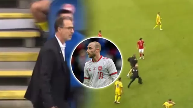 Christian Eriksen se desplomó a los 20 minutos durante el partido amistoso entre Dinamarca y Ucrania / Fuente: SportsCenter