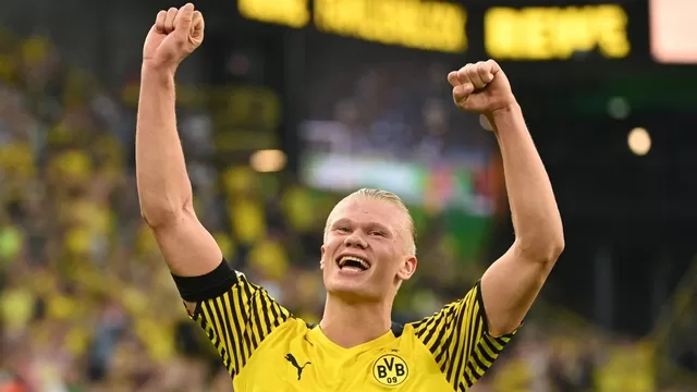 Haaland tiene 21 años. | Foto: AFP/Video: Bundesliga