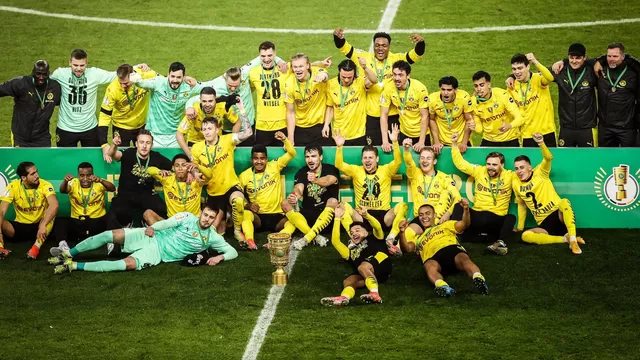 Erling Haaland le dio Borussia Dortmund la Copa de Alemania