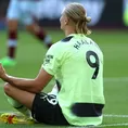 Erling Haaland marcó su primer gol oficial con el Manchester City en el inicio de la Premier League