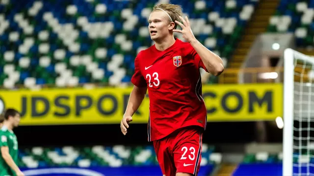 Con doblete de Haaland, Noruega aplastó 5-1 a Irlanda del Norte por la UEFA Nations League